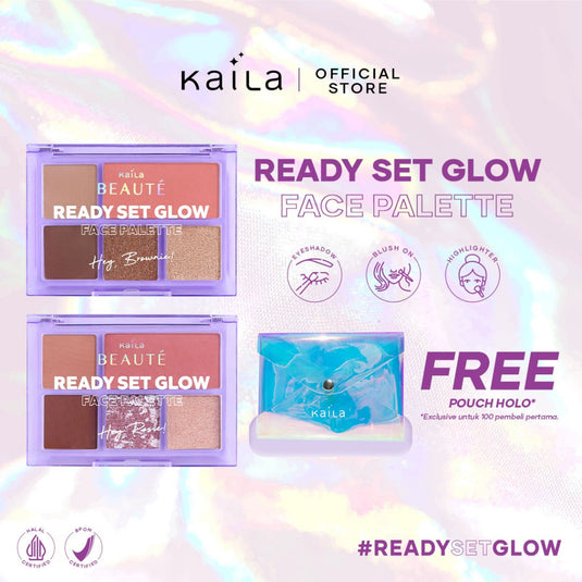 KAILA BEAUTE READY SET GLOW FACE PALLETE