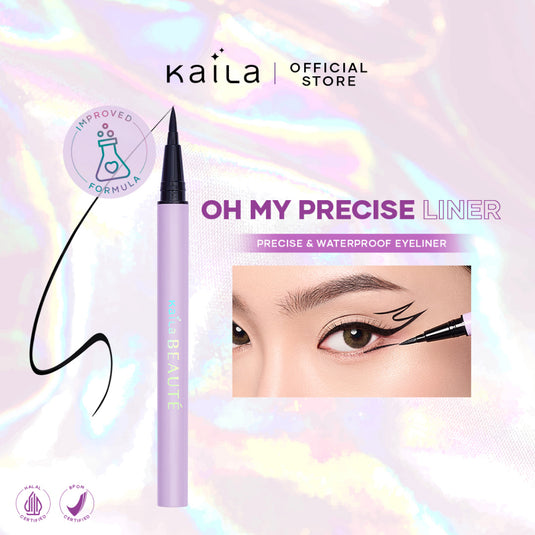 KAILA BEAUTE Oh My Precise Liner - Eyeliner Waterproof (NEW IMPROVEMENT)
